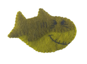 Green Shark Finger Puppet