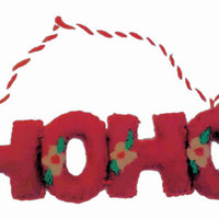 Ho Ho Christmas door hanger